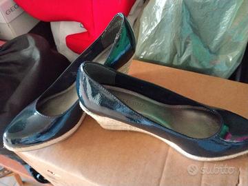 scarpa donna Marco Tozzi vernice blu