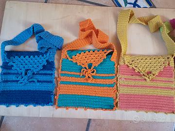 borsine in cotone fatte a mano