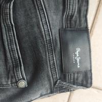 bermuda pantaloncini jeans Pepe tg 46 nero