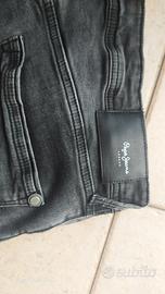 bermuda pantaloncini jeans Pepe tg 46 nero