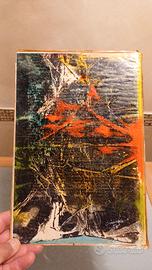 Dipinto astratto anno 1977 Guariento