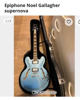 Chitarra ephiphone noel gallagher supernova