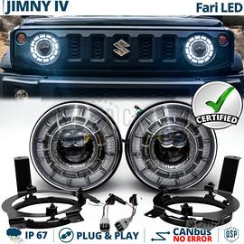 Fari LED + STAFFE per Suzuki Jimny 4 OMOLOGATI