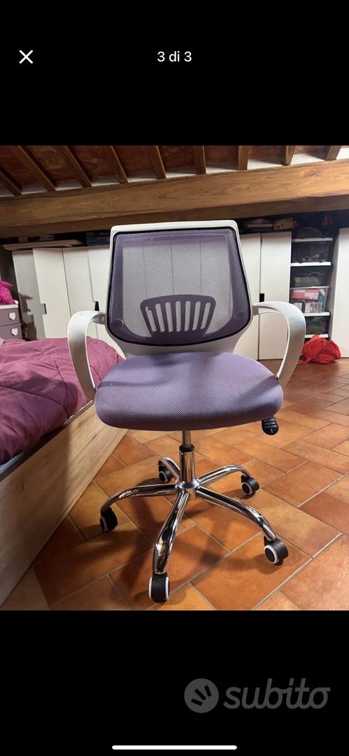 Sedia Girevole Sedia Per Scrivania Lilla Scrivania Lilla Sedia