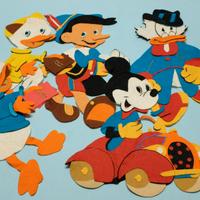 Walt Disney fake anni 70 MAXI toppe pannolenci