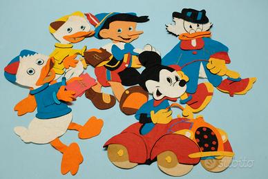 Walt Disney fake anni 70 MAXI toppe pannolenci