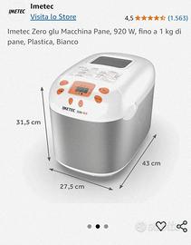 Macchina per fare pane  Imetec Zero Glu 