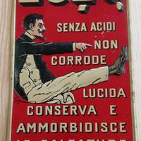 tabella metallica anni 20 misura 23 x15