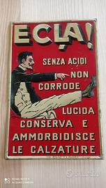 tabella metallica anni 20 misura 23 x15