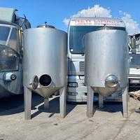 Cisterna in acciaio inox per alimenti 2000 lt
