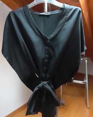 blusa camicia in rayon 
