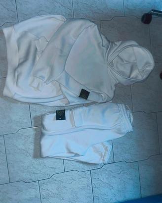 Tuta bianca  stone island