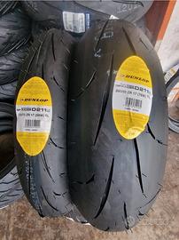 PNEUMATICI DUNLOP GP RACER D211 120/70+200/55