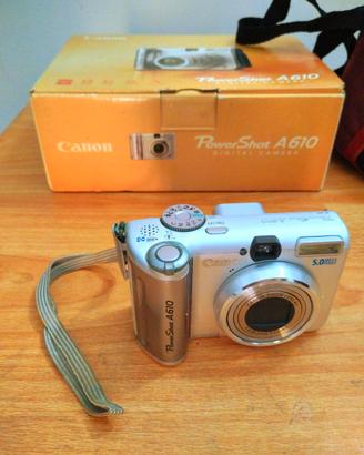 Macchina fotografica Canon, modello Poweshot A-610