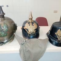 Lotto n 3 riproduzioni elmi prussiani ww1