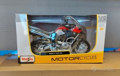 Modellino Moto BMW R 1200 GS Maisto 1-12 