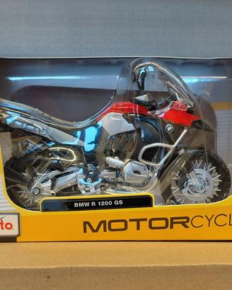 Modellino Moto BMW R 1200 GS Maisto 1-12 