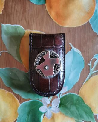 Ferma cintura in cuoio Stato del Texas