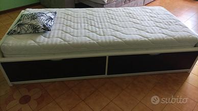 Letto singolo con materasso 