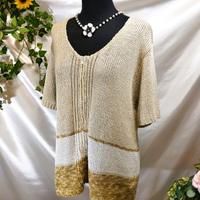 Cardigan Maglioncino estivo maglia donna beige