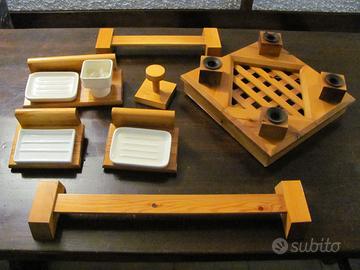 ACCESSORI BAGNO + SPECCHIO