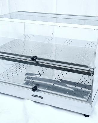 Vetrina Riscaldata Espositore a due Piani, SMEG