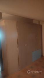 intera cameretta in rovere naturale 