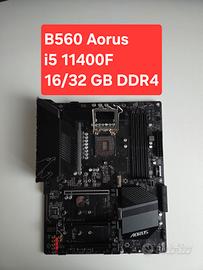 11400F + B560 Aorus + 16/32GB RAM