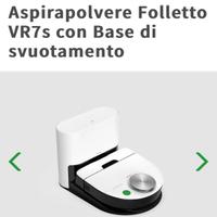 Nuovo Robot Aspirapolvere Folletto VR7s