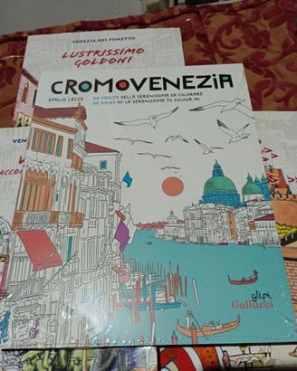Fumetti su Venezia album da colorare con 30 immag