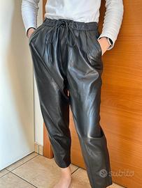 Pantaloni in pelle zara
