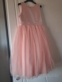 vestito cerimonia damigella elegante 