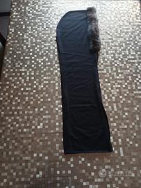 Cappuccio stola cachemire e zibellino 