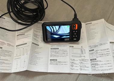 Endoscopio professionale 10 metri con accessori
