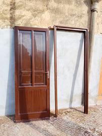 Porta finestra per esterno in legno 