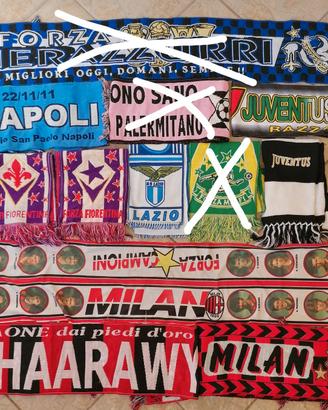 Sciarpa foulard Calcio Juve Inter Milan Palermo 