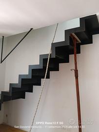 Scala in ferro doppia rampa