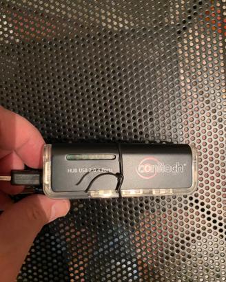 CONITECH USB 2.0 4 porte 2.0 slim hub autoalimenta