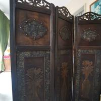 Paravento separè in legno povero