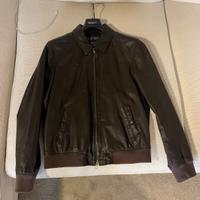 armani jeans giubbotto pelle taglia 52 BS BG MONZA