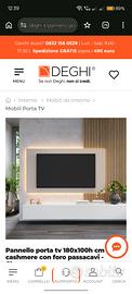 Pannello porta tv Nuovo