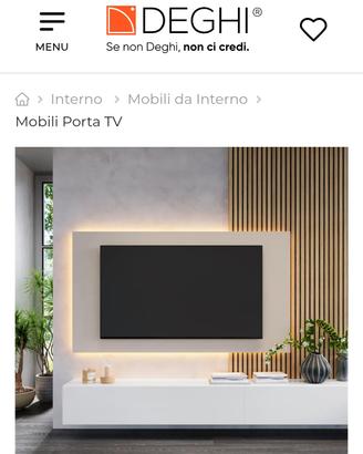 Pannello porta tv Nuovo