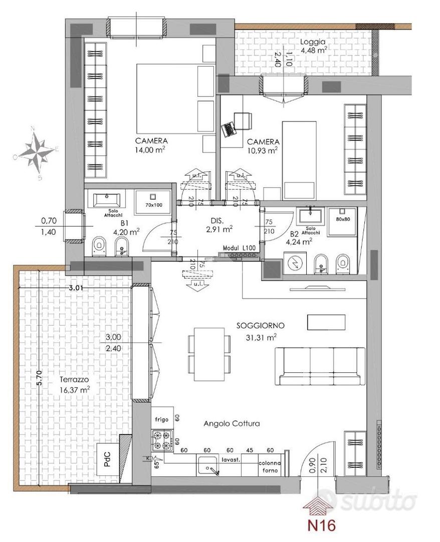 Appartamento – Granarolo dell'Emilia, Quarto Inferiore - Vista 3
