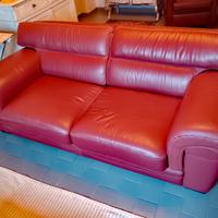 coppia divani vera pelle