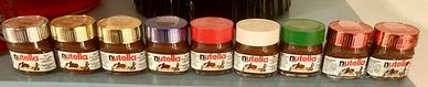 Mini barattolini barattoli Nutella mignon lotto