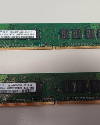 2 x Ram 1Gb Samsung
