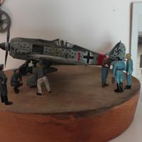 Diorama caccia tedesco 1/48