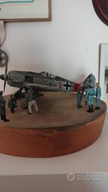 Diorama caccia tedesco 1/48