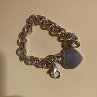 Bracciale Tiffany con ciondolo a cuore 