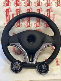 Volante aixam minauto con inserti cromati